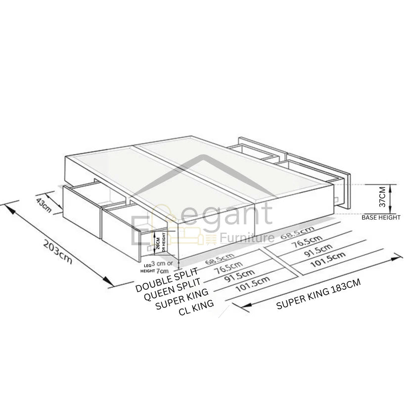 Extra Deep Drawer Base