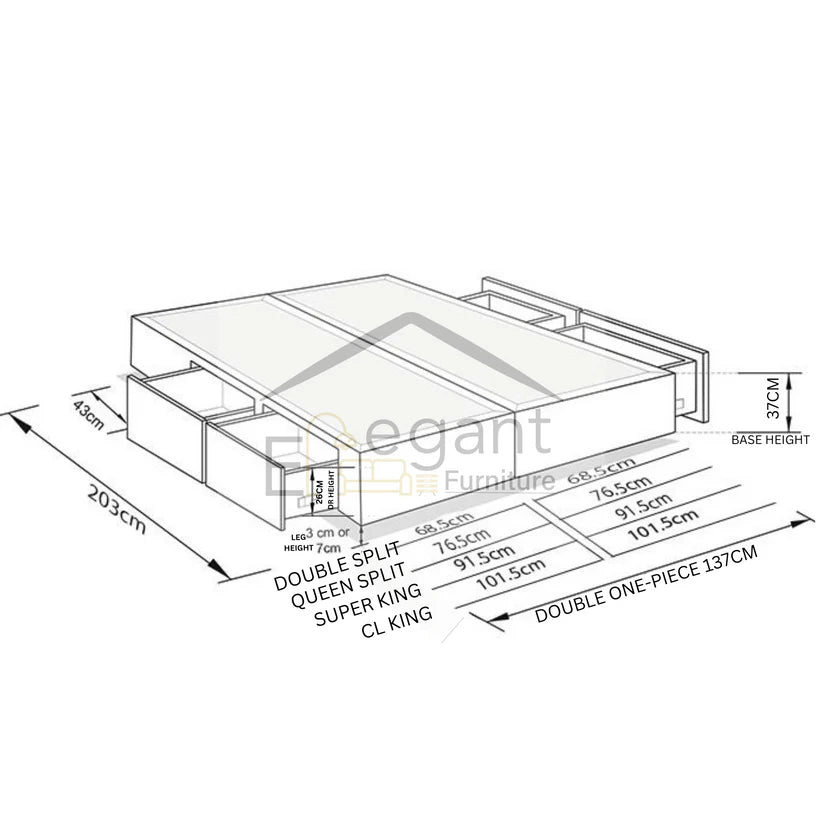 Extra Deep Drawer Base