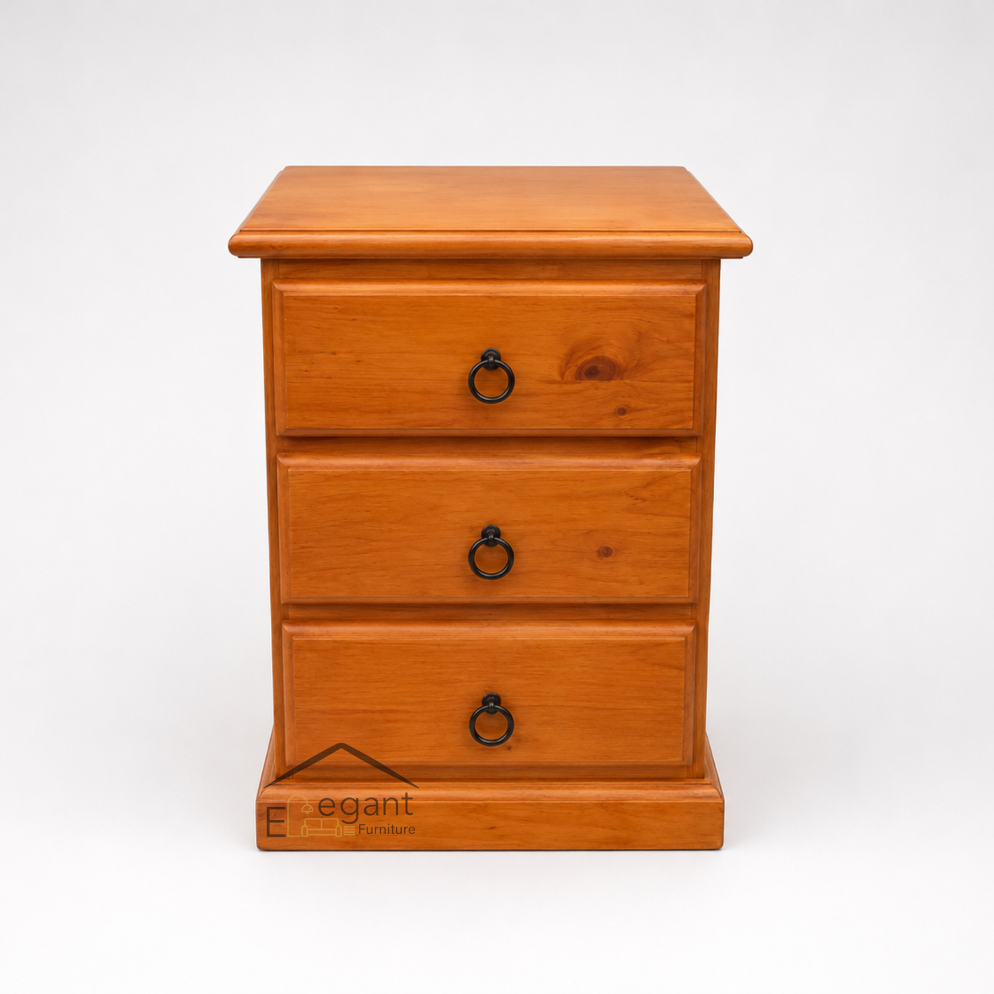 Classic Bedside Table-3Drawers