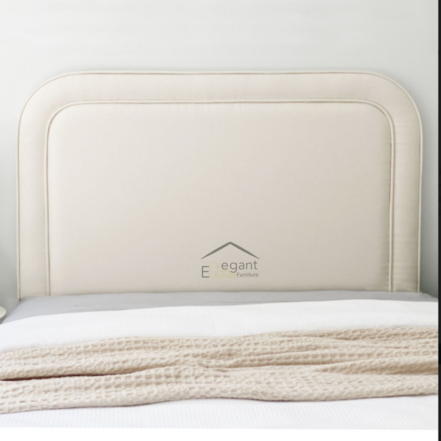 Halfmoon Curved Headboard - California King
