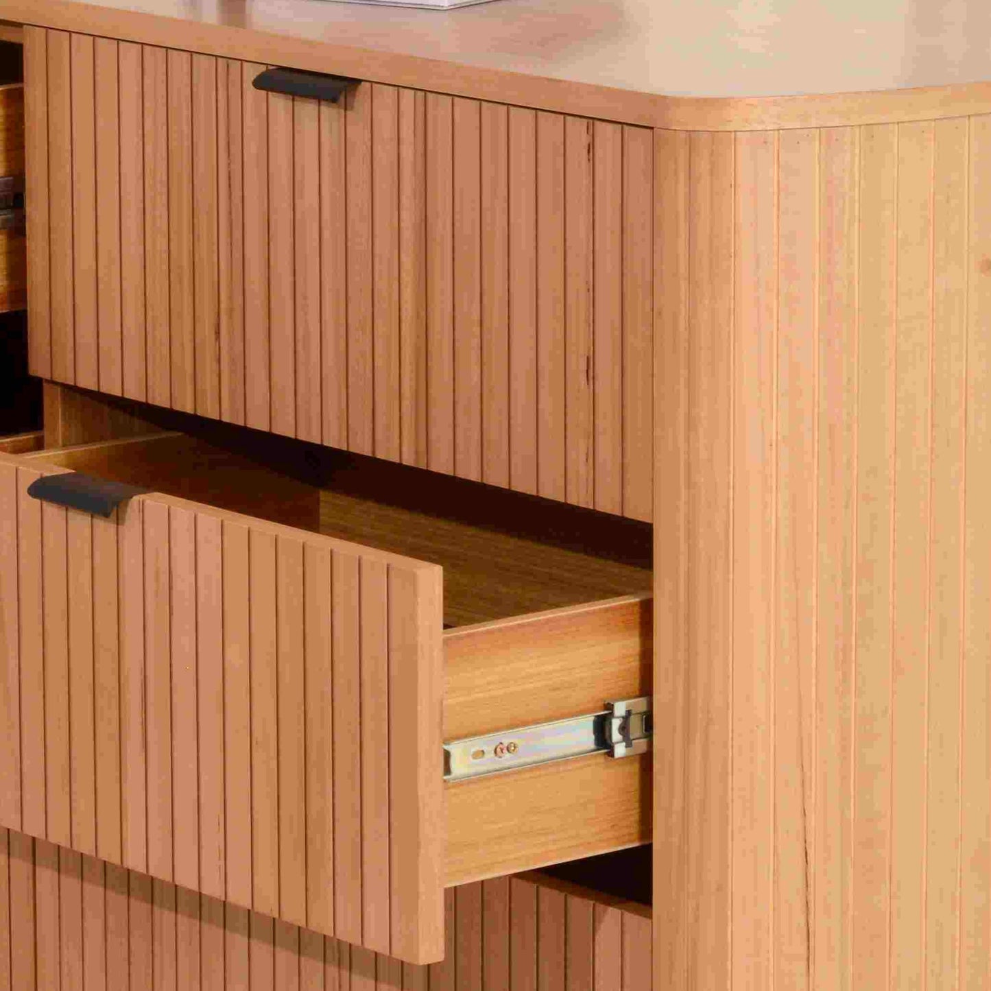 Vela Panel Bedside Table