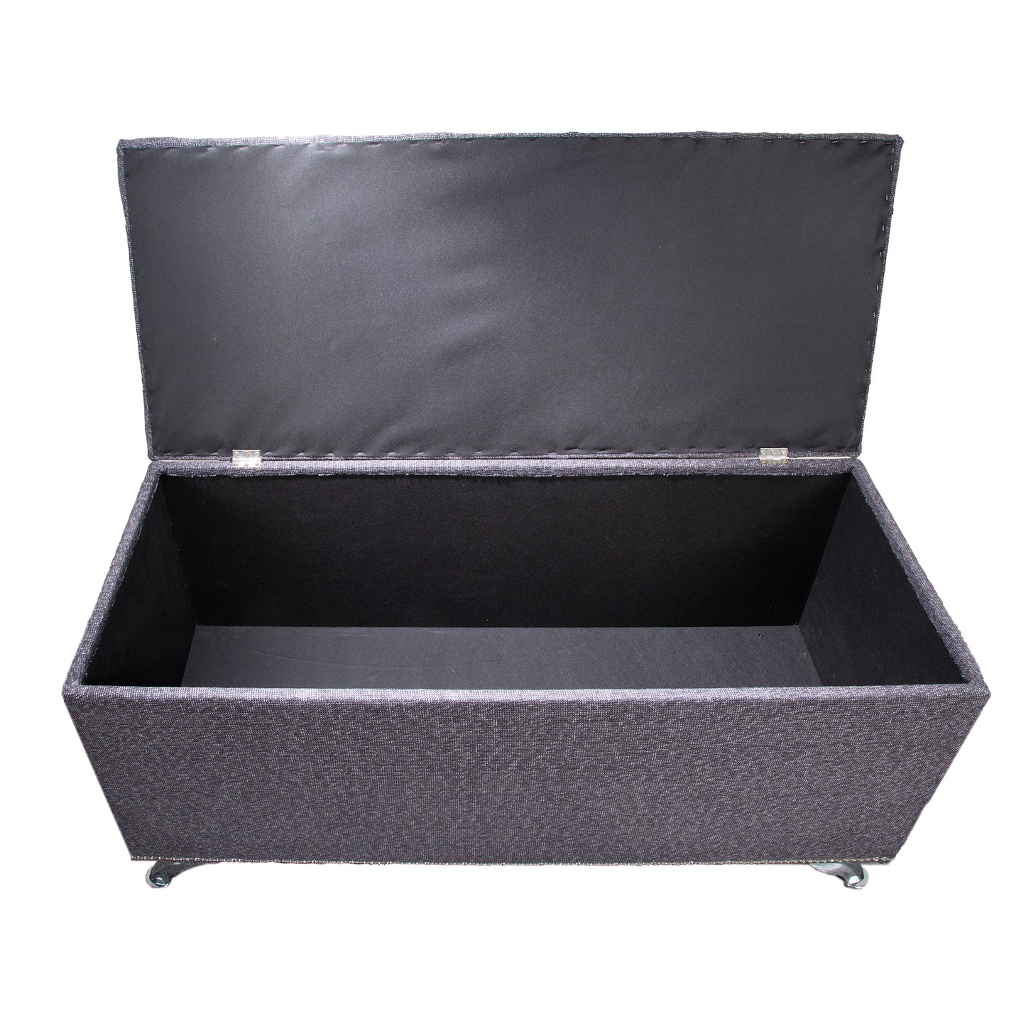 Tufted Button-Blanket/Ottoman Box