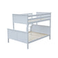 Luna Single + Double Bunk Bed – White