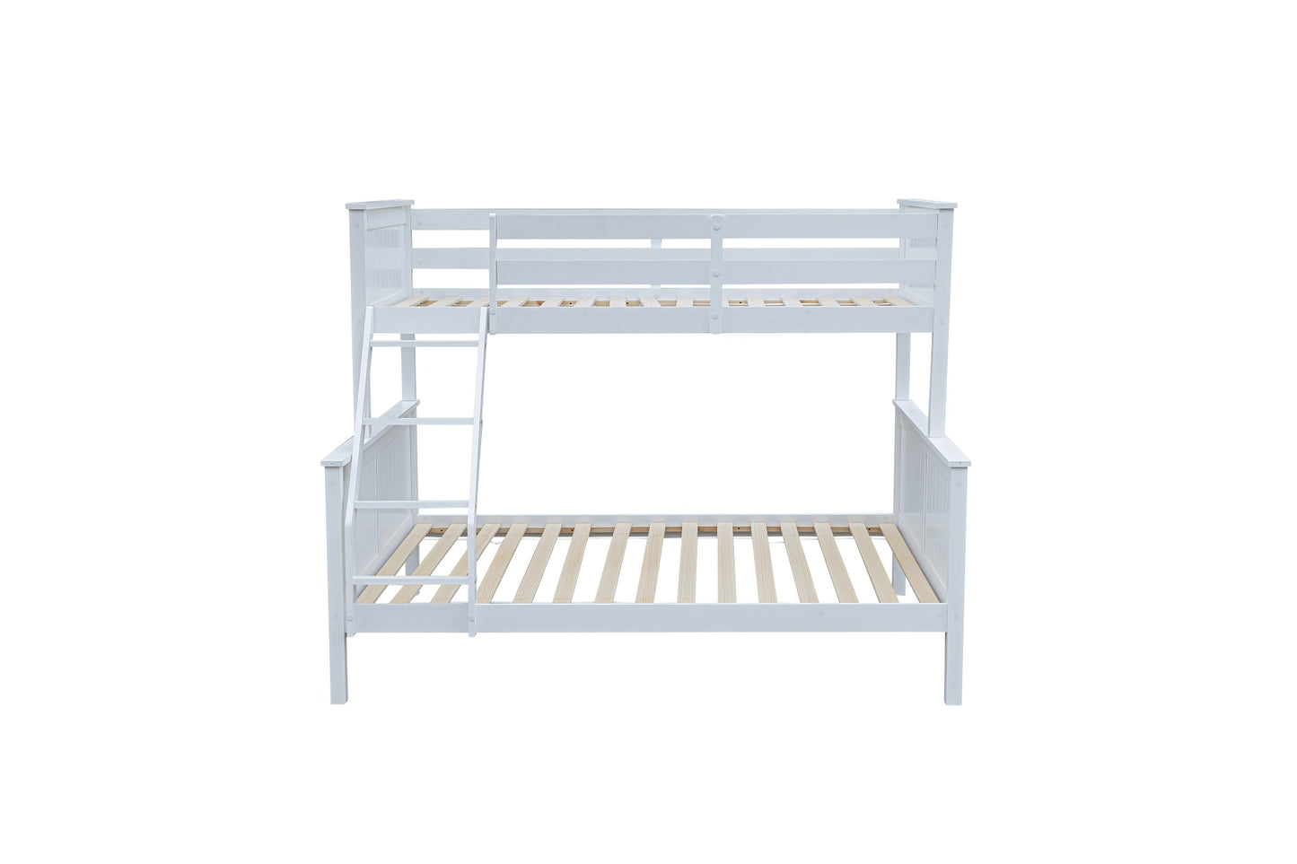 Luna Single + Double Bunk Bed – White