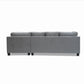 Asto Corner Sofa Chaise with Ottoman