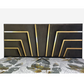 Boston Gold Trim Headboard - California King
