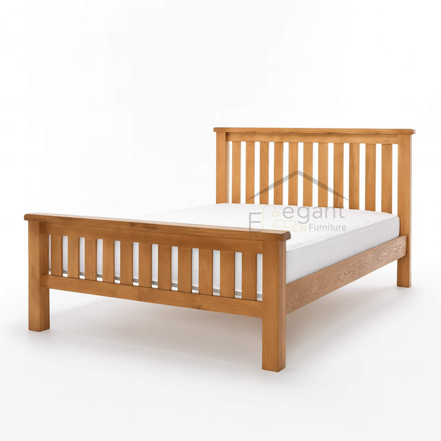Salisbury Oak wood Bed Frame