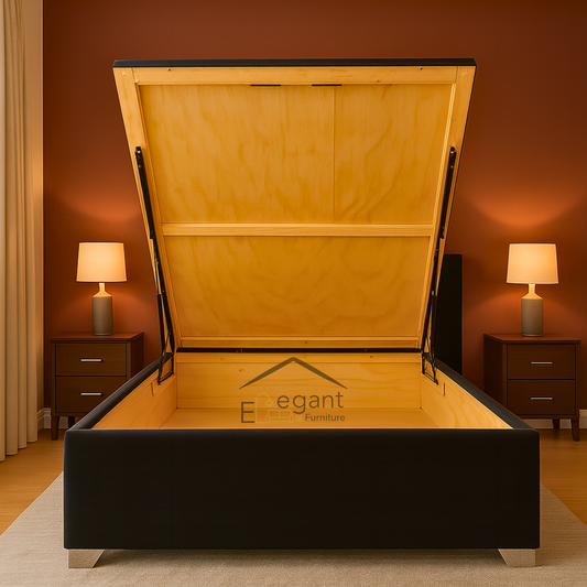 Gas lift Storage Bed Base - Queen