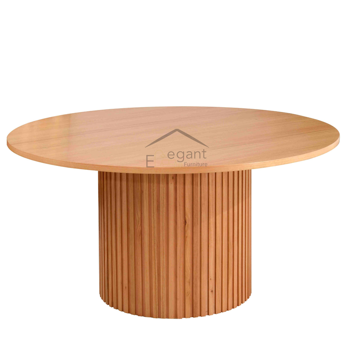 Vela Panel Round Dining Table 1500mm | Premium Timber Table