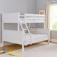 Luna Single + Double Bunk Bed – White