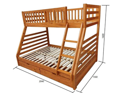 Bunk Bed Single + Double