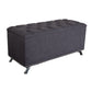 Tufted Button-Blanket/Ottoman Box
